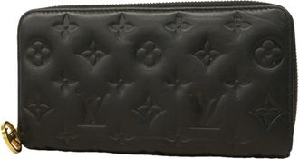 Louis Vuitton Noir Long Wallet (Bi-Fold) (Pre-Owned)