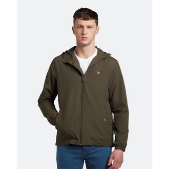 Lyle & Scott Waterdichte jas met capuchon voor heren (Olijf)