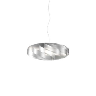 Linea Zero Linea Zero - Sospensione Moderna 3 Luci Flat In Polilux Silver D70 Made In Italy