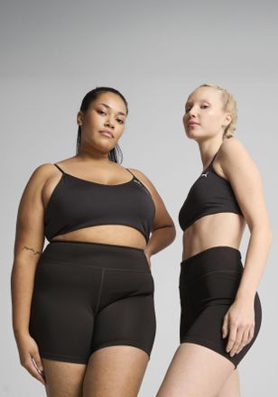 Puma Sport-BH PUMA MOVE BRA, Damen, Gr. XS, N-Gr, schwarz (puma schwarz), Interlock, Obermaterial: 77% Polyester, 23% Elasthan, schmal, BHs Sport-BH, f&uuml;r F