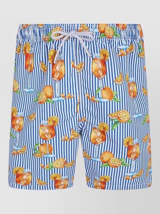 MC2 Saint Barth gustavia taste striped print swim shorts