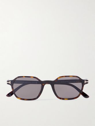 Tom Ford Occhiali Da Sole In Acetato Tartarugato Con Montatura Quadrata Joey