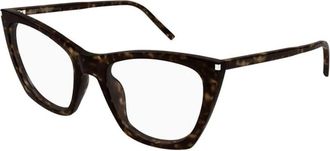 Saint Laurent Kate Thin Optisch Montuur - Dames - Brillen - Bruin - 55 MM - Accessoires