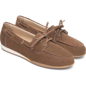 Nero Giardini Boat Shoe in Whiskey at Nordstrom, Size 10Us