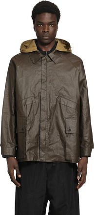 Christophe Lemaire Coated Technical Linen Rain Jacket