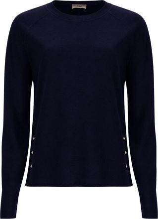 Herno Lyocell-Cotton Side Button Top