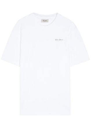 For&eacute;t For&eacute;t Embroidered Cotton T-shirt - White - XL