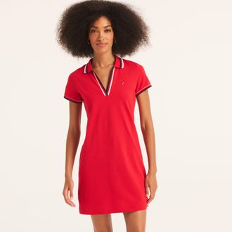 Nautica Womens Deck Polo Dress