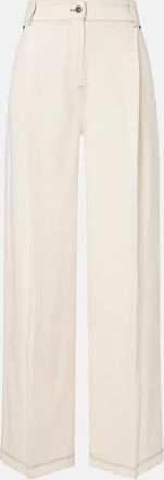 Max Mara Pleated wide-leg jeans