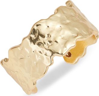 Karine Sultan Molten Band Ring in Gold at Nordstrom