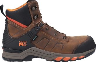 Timberland Pro Hypercharge Mens Safety Boots Brown Leather - Size UK 10.5