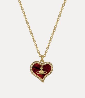 Vivienne Westwood Petra Pendant Necklace Gold-copper-red-mop-honey-crystal Gold-copper-red-mop-honey-crystal Women