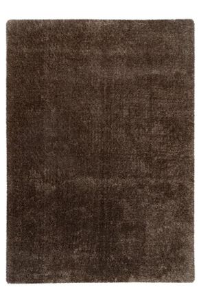 LALEE Hochwertiger Hochfloor Teppich Glamour 800 aus recyceltem Pet - Taupe