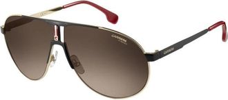 Carrera 1005/S Aviator Zonnebril - unisex - Zonnebrillen - Zwart - 66 MM - Accessoires