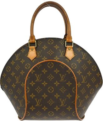 Louis Vuitton Ellipse Bag Monogram Canvas Brown Canvas Handbag (Pre-Owned)