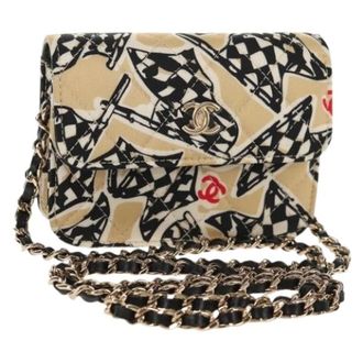 Chanel Pre-owned Satijnen Crossbodytas - Dames - Pre-owned - Veelkleurig - Maat: ONE Size Satijn