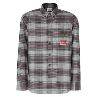 Dr&ocirc;le de Monsieur Camisa de franela a cuadros Boxy - Shirts - Hombre - Multicolor - M