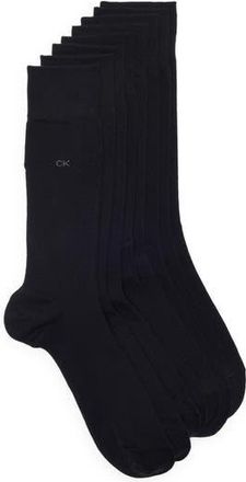 Calvin Klein 4-Pack Knit Dress Socks in Black at Nordstrom Rack