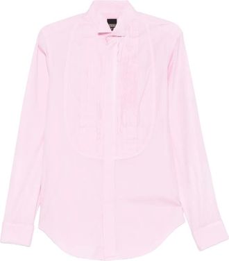 Gianfranco Ferre Camicia plissettata anni 90 - Rosa