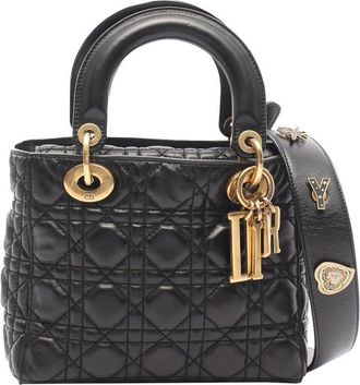 Dior Pre-owned Dior Small Lambskin Cannage My ABCDior Lady Dior Ladies CEG87RVF79209LWG