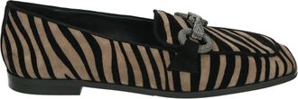 Pedro Miralles Bruine Su&egrave;de Instappers met G Breedte - Dames - Loafers - Bruin - 38 EU - Su&egrave;de - Schoenen