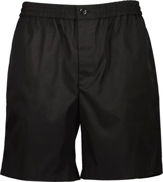 Ami Korte Broeken, Heren, Zwart, M, Katoen, Zwarte Alexandre Matiussi Shorts Lente-Zomer 2025
