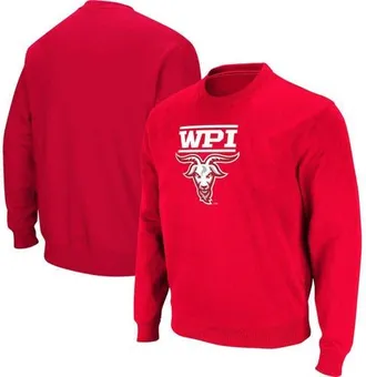 Colosseum Mens Colosseum Red Worcester Polytechnic Institute Engineers Arch Over Logo Pullover Sweatshirt at Nordstrom, Size Medium
