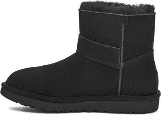 UGG (WMNS) UGG Mini Bailey Graphic Logo Strap Boots Black 1137073-BLK