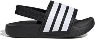 adidas Sportswear Adilette Estrap badslippers met hielbandje zwart/wit