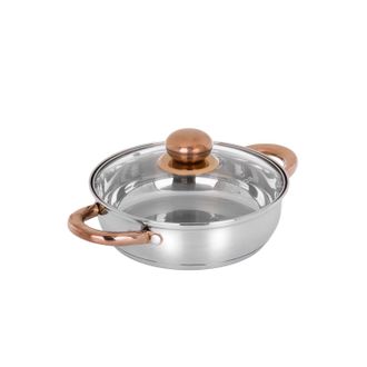 KASANOVA Tegame 20 cm acciaio inox Meravigliosa con coperchio