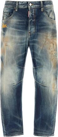 Dsquared2 Blue Mid Rise Jeans