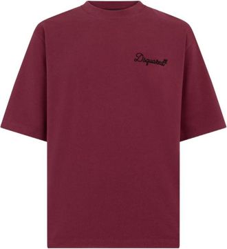 Dsquared2 Purple Crew Neck T-Shirt