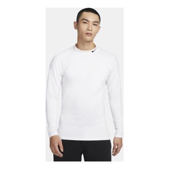 Nike Pro Dri-FIT Fitness Mock-Neck Long-Sleeve T-shirt Whiet FB8516-100