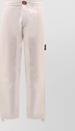 Stone Island cargo cotton trousers elastic waistband