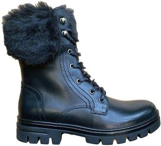 Eric Michael Womens Gail Lace Up Boot In Black