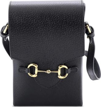 Gucci Horsebit 1955 leren mini-crossbodytas - Zwart