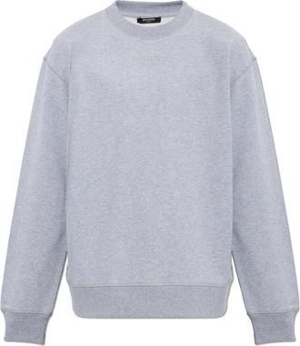 Balmain Logo Sweatshirt - Heren - Sweatshirts - Grijs - S - Katoen - Hoodies & sweatvesten