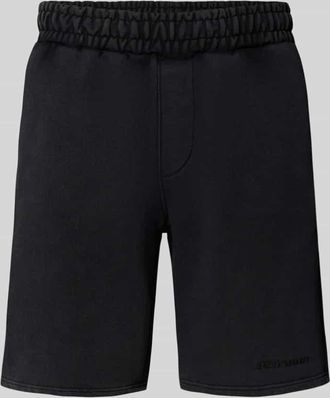 Pegador Shorts mit elastischem Bund und Logo-Stitching in Black, Gr&ouml;&szlig;e XXL