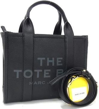 Marc Jacobs Black Leather Handbag Shoulder Bag Tote Bag (Pre-Owned)