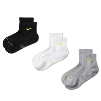 Nike Unisex Everyday Elevated Ankle Socks (3 Pairs) in Multicolor | HQ8030-912