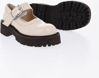 Maison Margiela MM6 Leather Derby Mary Jane with Lug Sole size 35