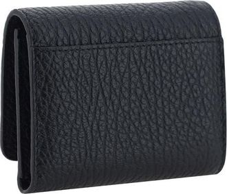 Maison Margiela Womens Black Calf Leather Bos Taurus Wallet