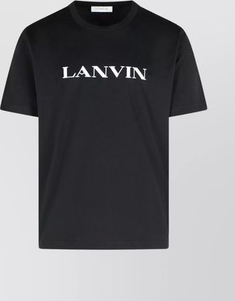 Lanvin cotton t-shirt short sleeves