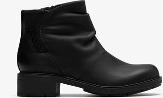 Clarks Hearth Sofia Black Leather
