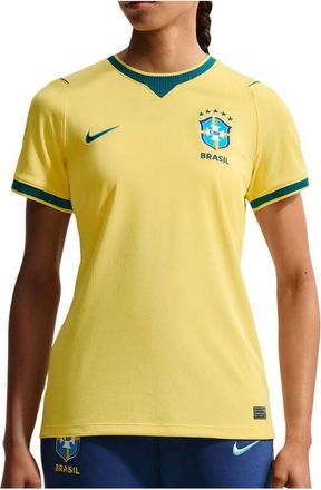 Nike (WMNS) Nike Brazil 2026 Stadium Home Dri-FIT Replica Jersey Canary Light Menta Geode Teal IB5280-724