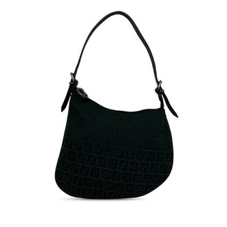 Fendi Pre-owned Fendi Zucchino Canvas Oyster Shoulder Bag Ladies NEZ0BOF515X2A4TO