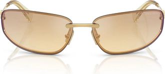 Miu Miu Sunglasses Mua50 S 5 Ak7 R1 Gold/Yellow Women