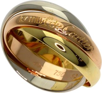 Cartier Trinity Yellow Gold (18K) Pink Gold (18K) White Gold (18K) Band Ring (Pre-Owned)