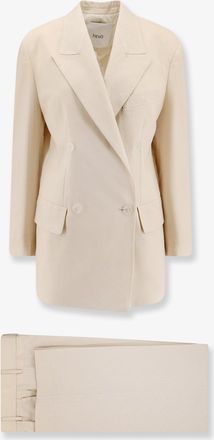 Hev&ograve; Tailleur Rocchetta in lino e viscosa - HEVO - gender_Woman