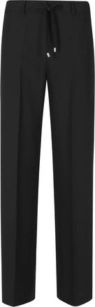 Ermanno Scervino Straight Broeken - Dames - Straight fit broeken - Zwart - XS - Broeken